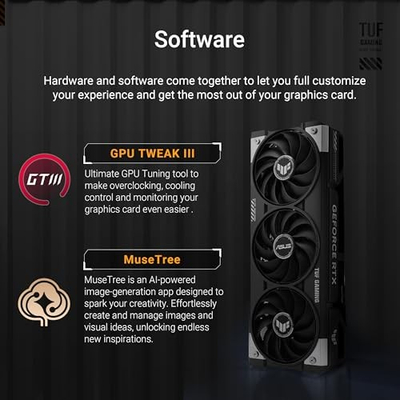 Kartë grafike ASUS TUF Gaming RTX 5060 Ti, 8GB GDDR7, e zezë