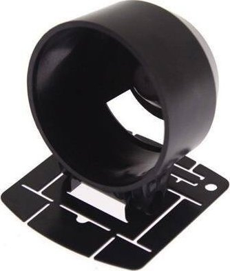 Adapter për orë makine, kupë montimi 60mm, plastikë e zezë