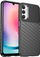 Këllëf telefoni Hurtel Thunder Case për Samsung Galaxy A24 4G, silikoni i blinduar, i zi