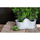 Vazo lulesh Prosperplast Coubi me 3 nivele, 29.5 cm, plastike, grafit