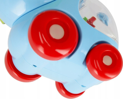 Lodër me rrota BAM BAM Elephant Rattle 515229, për beba, shumëngjyrëshe