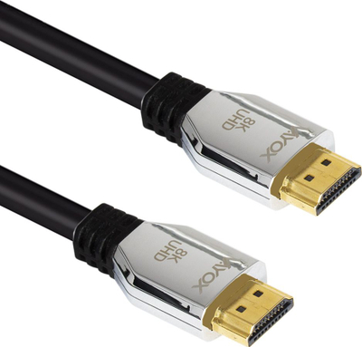 Kabllo HDMI Vayox 2.1, 3m, 8K UHD, e zezë