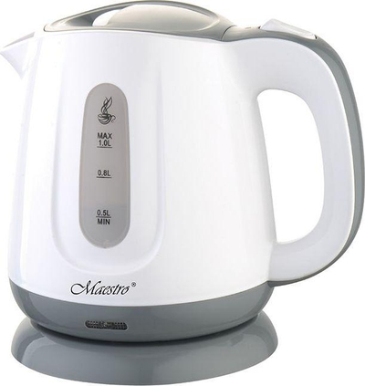 Vluese uji Maestro, 1100W, 1l, e bardhë / e hirtë