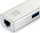 HUB Level one me 4 porte USB 3.0, i argjendtë 