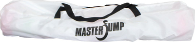 Dyshek gjimnastike me ajër Masterjump Airtrack Master 2 m, 200 x 100 x 10 cm, për akrobaci, i bardhë me rozë