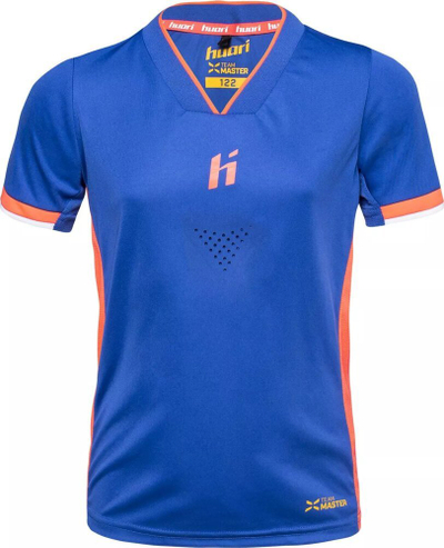 Bluzë sportive për fëmijë Huari Xeno Kids Jr, 100% poliester, me mëngë të shkurtra, e bardhë