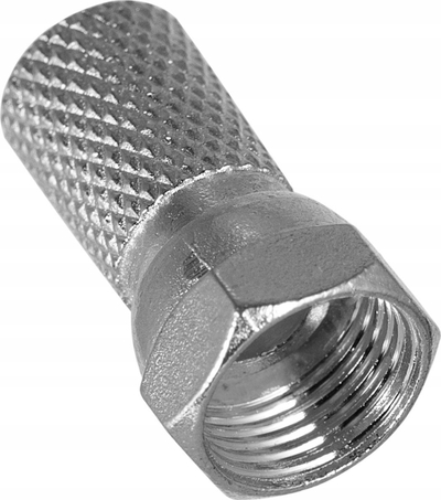 Konektor koaksial Libox F, 7.0mm, për kabllo RG6, argjendtë