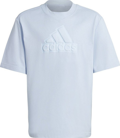 Bluzë adidas Fi Logo Tee Jr, pambuk, për kalama 164 cm, blu