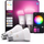 Llambë inteligjente Signify Philips Hue White and Color Ambiance, set 2 copë, E27, 60W