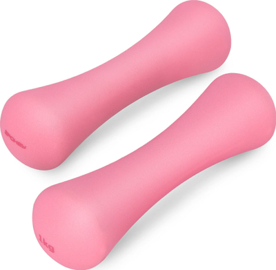 Set pesha dore Spokey Bone II, 2x1kg, neopren, rozë