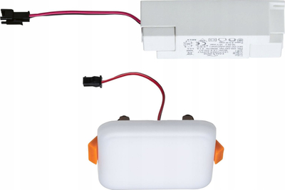 Panel LED Paulmann Veluna Angular, 3000K, 7.5 cm, i bardhë