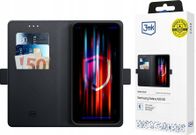 Këllëf portofol 3MK për Samsung Galaxy A35 5G, me magnet, i zi