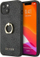 Këse telefoni Guess Logo me unazë mbajtëse, për iPhone 13 Mini, gri