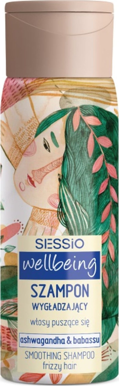 Shampo flokësh Sessio Wellbeing, zbutëse për flokë që s’të binden, 300 ml
