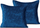 Jastëk dekorativ DecoKing Royal Small, set me 2 copë, micro plush, blu e errët