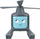 Lodër helikopter Thomas &amp; Friends Harold, metal, që ndërron ngjyrë, gri