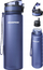 Shishe filtrimi uji Aquaphor Dua City, 0.8L, Tritan, blu e errët