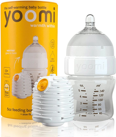 Biberon Yoomi 140ml, me funksion ngrohës