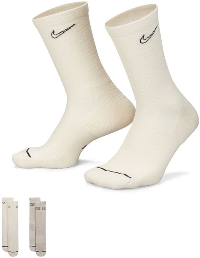 Çorape Nike Cushioned Crew, unisex, 2 palë, shumëngjyrëshe