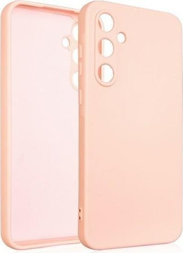 Mbrojtëse telefoni Beline Silicone për Samsung Galaxy A55, silikon i butë e fleksibël, rozë
