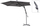 Сончобран ProGarden Ambiance Push-up Cantilever, 300 см, странична рака, сив