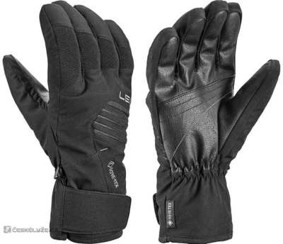 Doreza skish LEKI Vision GTX, GORE TEX, softshell, të zeza