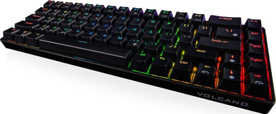 Tastierë Modecom Volcano Lanparty RGB BT, US, e zezë