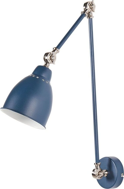 Lampë muri MISSISSIPPI, metal, krah që lëviz, blu e errët