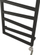 Radiator dekorativ TERMA ZigZag 835x500 MOA, elektrik me vaj, gri metalik