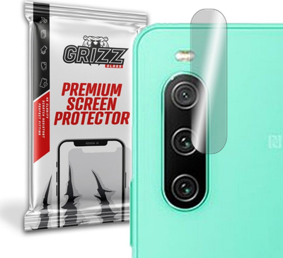 Mbrojtës kamere GrizzGlass Hybrid Glass Sony Xperia 10 IV, set me 2 copë, transparent