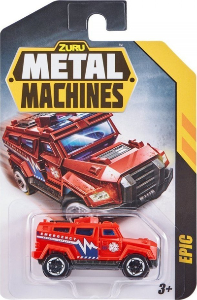 Set makina lodër Zuru Metal Machines Series 2, 24 copë, metalike, shumëngjyrëshe