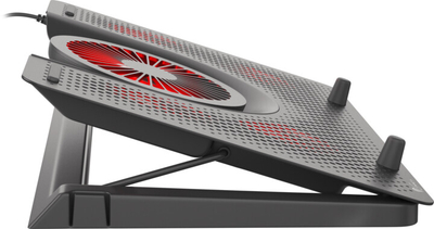 Pad ftohës Genesis Cooling Oxid 550, 1x USB, për laptop 15.6-17.3'', 5 ftohës, LED e kuqe