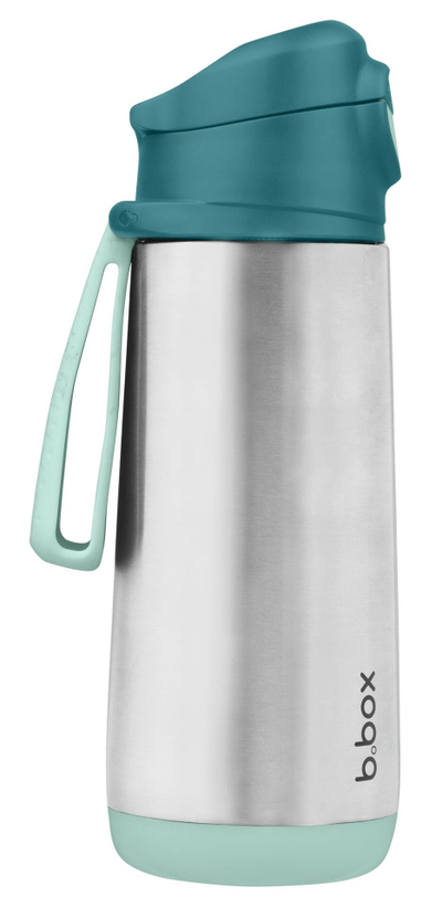 Shishe termike sportive b.box Thermal, 500ml, çelik inoks, indigo rozë