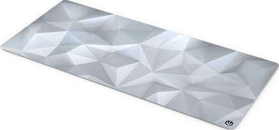 Mouse pad gaming Endorfy Crystal Onyx White XL, 900x400mm, me cepa të qepur, i zi me të bardhë