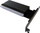 Adapter PCIe LC-Power LC-PCI-M2-NVME-ARGB, për SSD M.2 NVMe, ARGB, i zi