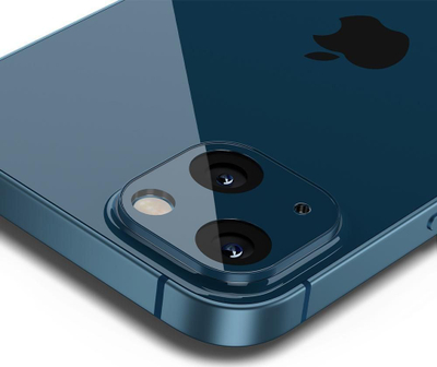Mbrojtës kamere Spigen Glas.tR Optik, për iPhone 13 dhe 13 Mini, xham i fortë i temperuar, 2 copa, blu