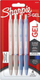 Set stilolapsa xhel Sharpie Pack of 4, 0.7mm, të zinj dhe blu