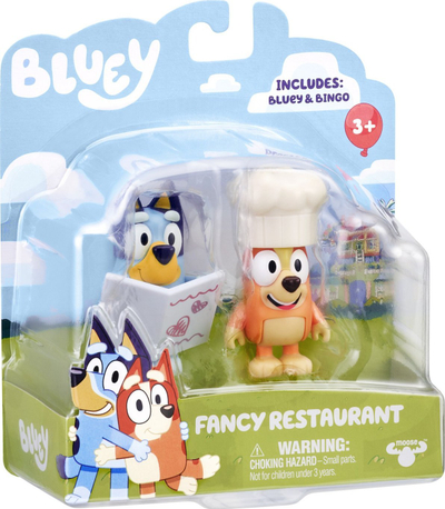 Set figurina TM Toys Bluey, 2 copë, ekskluziv restorant