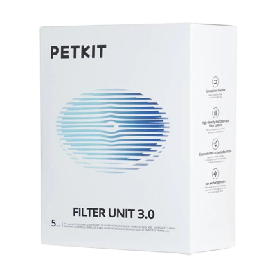 Filtër uji PETKIT Fountain Filter Unit 3.0, set 5 copë, i bardhë