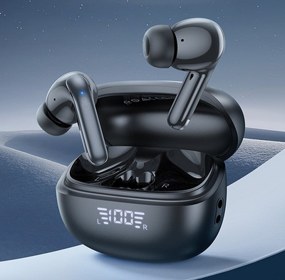 Безжични слушалки Hoco EQ5, Bluetooth 5.3, ANC ENC, бели