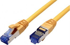 Kabllo rrjeti Value 21.99.1934, CAT 6A S/FTP, RJ45, 0.3m, e verdhë