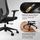 Karrige zyre SENSE7 Nakai, ergonomike, me mbështetëse koke, e zezë