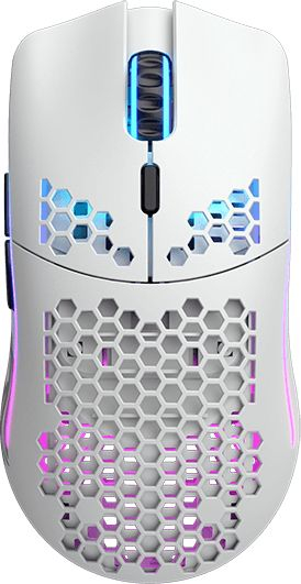 Maus Glorious PC Gaming Race, 19000 Dpi, i bardhë