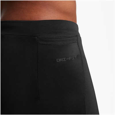 Shorto vrapimi Nike Fast Half Tight për burra, elastik, i zi