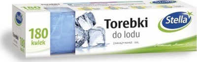 Qese akulli STELLA Ice Bags XXL, 180 toptha, të tejdukshme