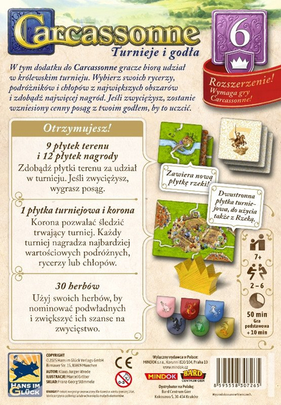 Zgjerim loje tavoline Carcassonne, Turne dhe Stema, edicioni 6, në polonisht