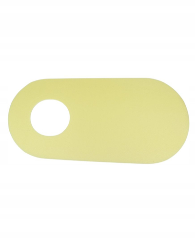 Тепих за подна тоалетна школка Mat 1417, кружна форма на основата, бел