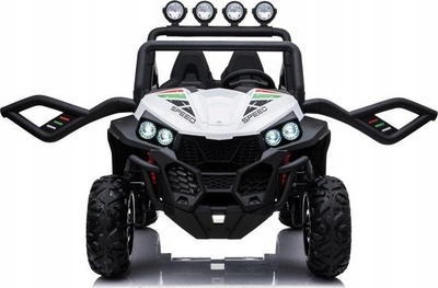 Buggy elektrik për fëmijë LEAN CARS S2588, me telekomandë, funksion muzikor, i bardhë