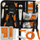 Set veglash rrjeti RJ45 RJ11, tester kabllosh, krimpa dhe zhvesëse, 145 copë