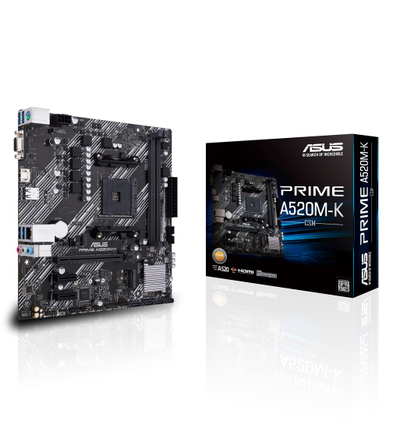 Pllakë amë Asus PRIME A520M-K, AMD AM4, mATX